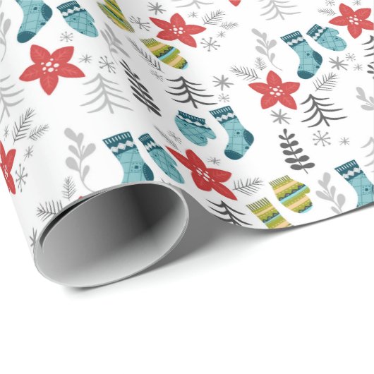 kerstsokpapier cadeaupapier (Rol Hoek)