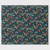 kerstsokrappapier cadeaupapier (Vlak)