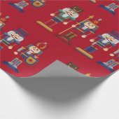 kerstsoldaat cadeaupapier (Hoek)