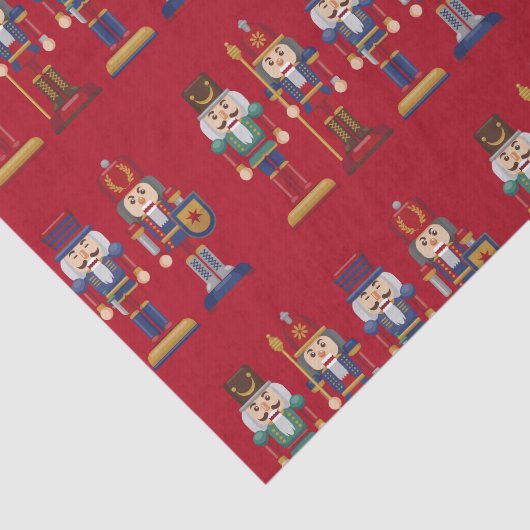 kerstsoldaat tissuepapier (Detail)