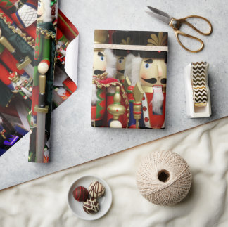 Kerstsoldaten Notenkraker Cadeaupapier