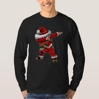Kerstsombrero Dabbing Mexican Poncho Santa Sh T-shirt