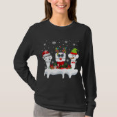 KerstSonographer Ultrasound Funny Santa Reind T-shirt (Voorkant)