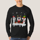 KerstSonographer Ultrasound Funny Santa Reind T-shirt (Voorkant)