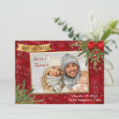 kerstsparen de Datum Save The Date (Staand voorkant)