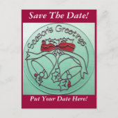 kerstsparen het Briefkaart van de Datum (Voorkant)