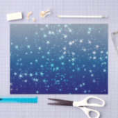 Kerstsparren: Blauwe hemel Tissuepapier (Craft)