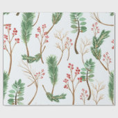 Kerstsparren-pastpapier Cadeaupapier (Vlak)