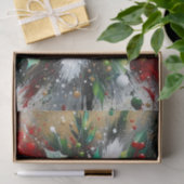 Kerstspatten / Witte Uitbarstingen Tissuepapier (Geschenk)