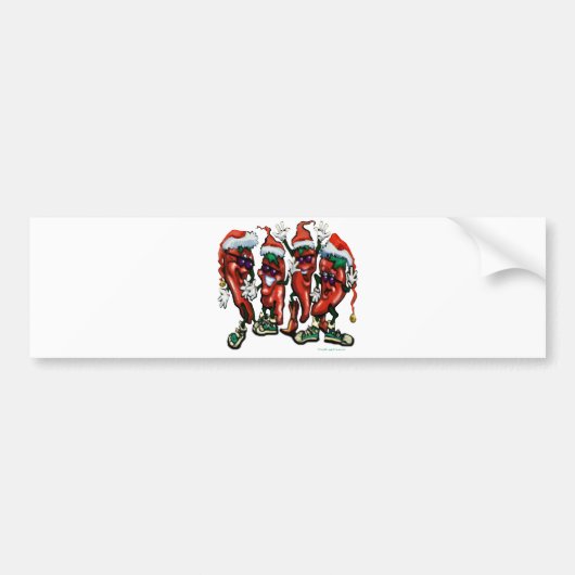 kerstspecerijen bumpersticker (Voorkant)