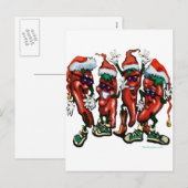 kerstspecerijen feestdagenkaart (Voorkant / Achterkant)