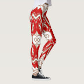 Kerstspecial rood wit "Ratti_Creative_Arts Leggings (Rechts)