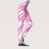 Kerstspecial roze wit "Ratti_Creative_Arts Leggings (Rechts)