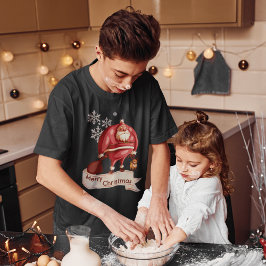 Kerstspecial voor dierenliefhebbers: Red Santa & D T-shirt