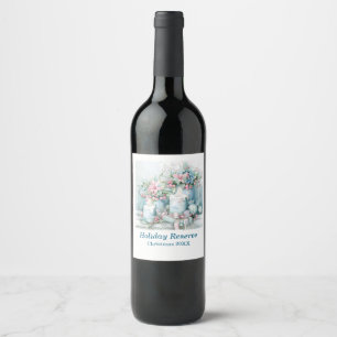 Kerstspeciale Reserve – Vintage Kerstmis Wijn Etiket