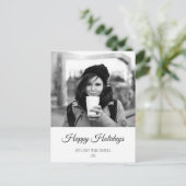 Kerstspecifieke aangepaste kerstfeestdag-fotokaart feestdagenkaart (Staand voorkant)