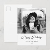 Kerstspecifieke aangepaste kerstfeestdag-fotokaart feestdagenkaart (Voorkant / Achterkant)