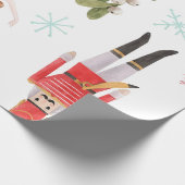 Kerstspectaculair Cadeaupapier (Hoek)