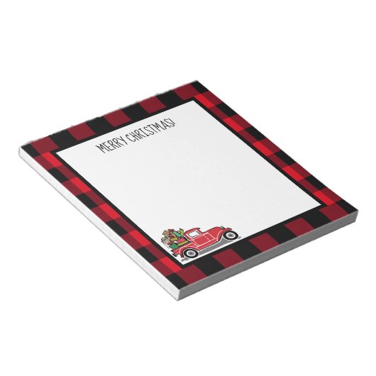 kerstspeelgoed Buffalo controle 5.5 x 6 Notitieblok (Schuin)