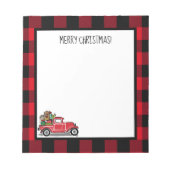kerstspeelgoed Buffalo controle 5.5 x 6 Notitieblok (Voorkant)