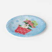 kerstSpeelgoed Fox Terrier Papieren Bordje (Gekanteld)