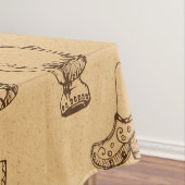 kerstspeelgoed hand getekend tafelkleed (Voorbeeld)