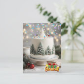 Kerstspeelgoed. Kerstansichtkaart Briefkaart (Staand voorkant)