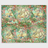 kerstspeelgoed met Beren | Papier voor onmiddellij (Vlak)