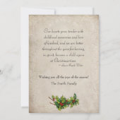  kerstspeelgoed met Verse Feestdagenkaart (Achterkant)