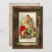  kerstspeelgoed met Verse Feestdagenkaart (Voorkant / Achterkant)