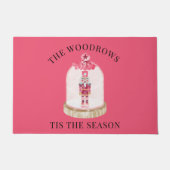 kerstSpeelgoed Soldaat Waterverf Familienaam Deurmat (Voorkant)