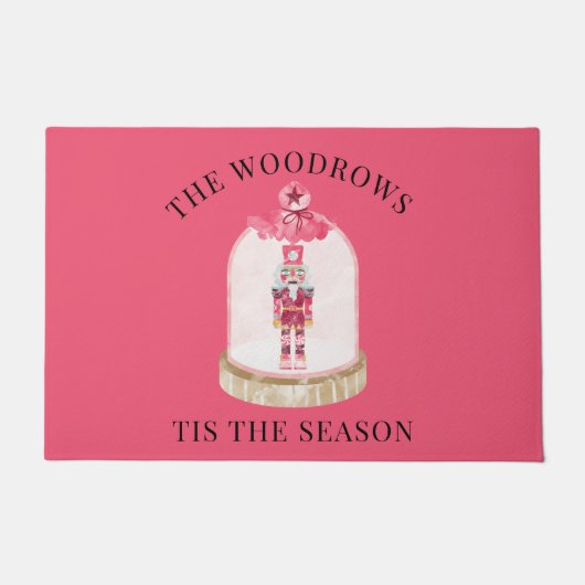 kerstSpeelgoed Soldaat Waterverf Familienaam Deurmat (Voorkant)