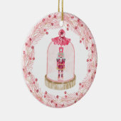 kerstSpeelgoed Soldaat-Waterverf Keramisch Ornament (Rechts)