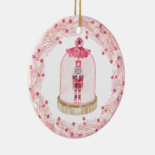 kerstSpeelgoed Soldaat-Waterverf Keramisch Ornament (Rechts)