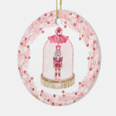 kerstSpeelgoed Soldaat-Waterverf Keramisch Ornament (Links)