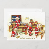 Kerstspeelgoed voor goede jongens briefkaart (Voorkant / Achterkant)