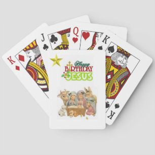 kerstspeelkaartdeck pokerkaarten