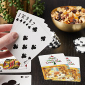 kerstspeelkaartdeck pokerkaarten (Insitu)