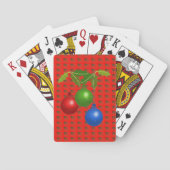 kerstspeelkaartdeck pokerkaarten (Achterkant)