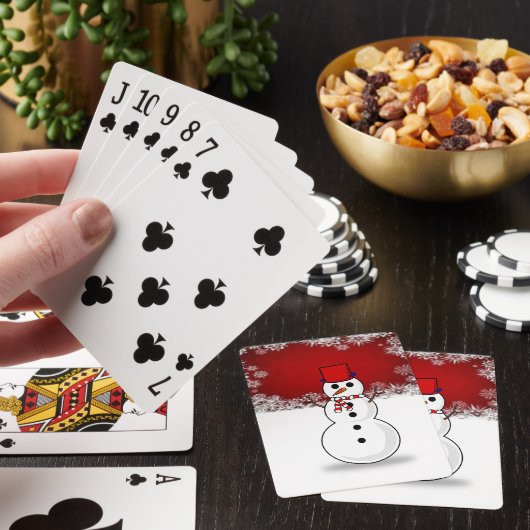 kerstspeelkaartdeck pokerkaarten (Insitu)