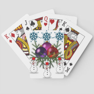 kerstspeelkaartdeck speelkaarten