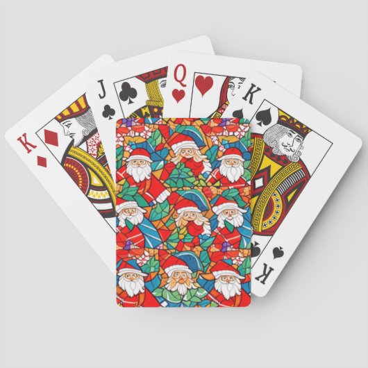 kerstspeelkaarten pokerkaarten (Achterkant)