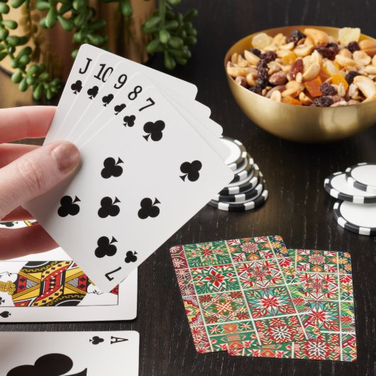kerstspeelkaarten pokerkaarten (Insitu)