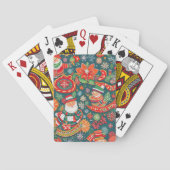 kerstspeelkaarten pokerkaarten (Achterkant)