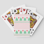 kerstspeelkaarten pokerkaarten (Achterkant)