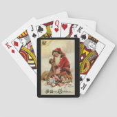 kerstspeelkaarten speelkaarten (Achterkant)