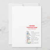 Kerstspel - Niet bewerkbaar - Kaart (Achterkant)