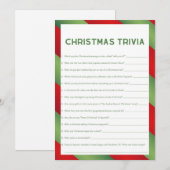 Kerstspel - Niet bewerkbaar - Kaart (Voorkant / Achterkant)