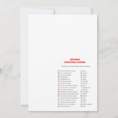 Kerstspel - Niet bewerkbaar - Kaart (Achterkant)