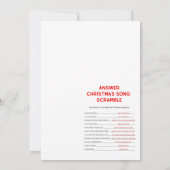 Kerstspel - Niet bewerkbaar - Kaart (Achterkant)